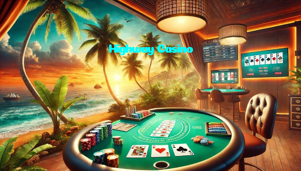 Highway Casino casino presented on mobile device in Pakistan with slots and live games